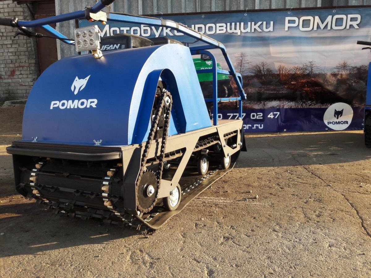 Мотобуксировщик pomor м-500 k18