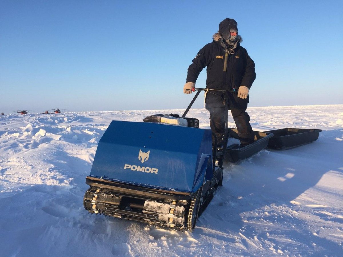 Мотобуксировщик pomor x2 k20