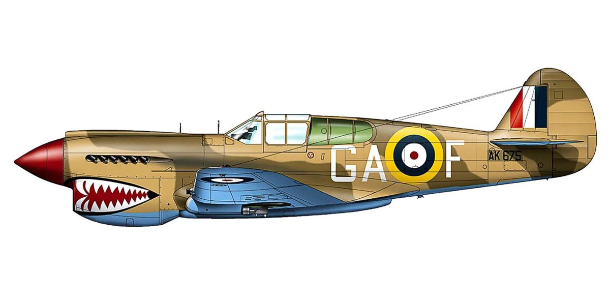 Curtiss p-40e Kittyhawk