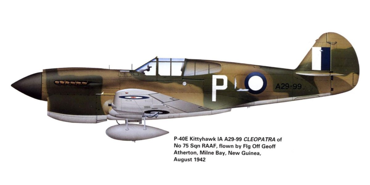 Curtiss p-40e Kittyhawk