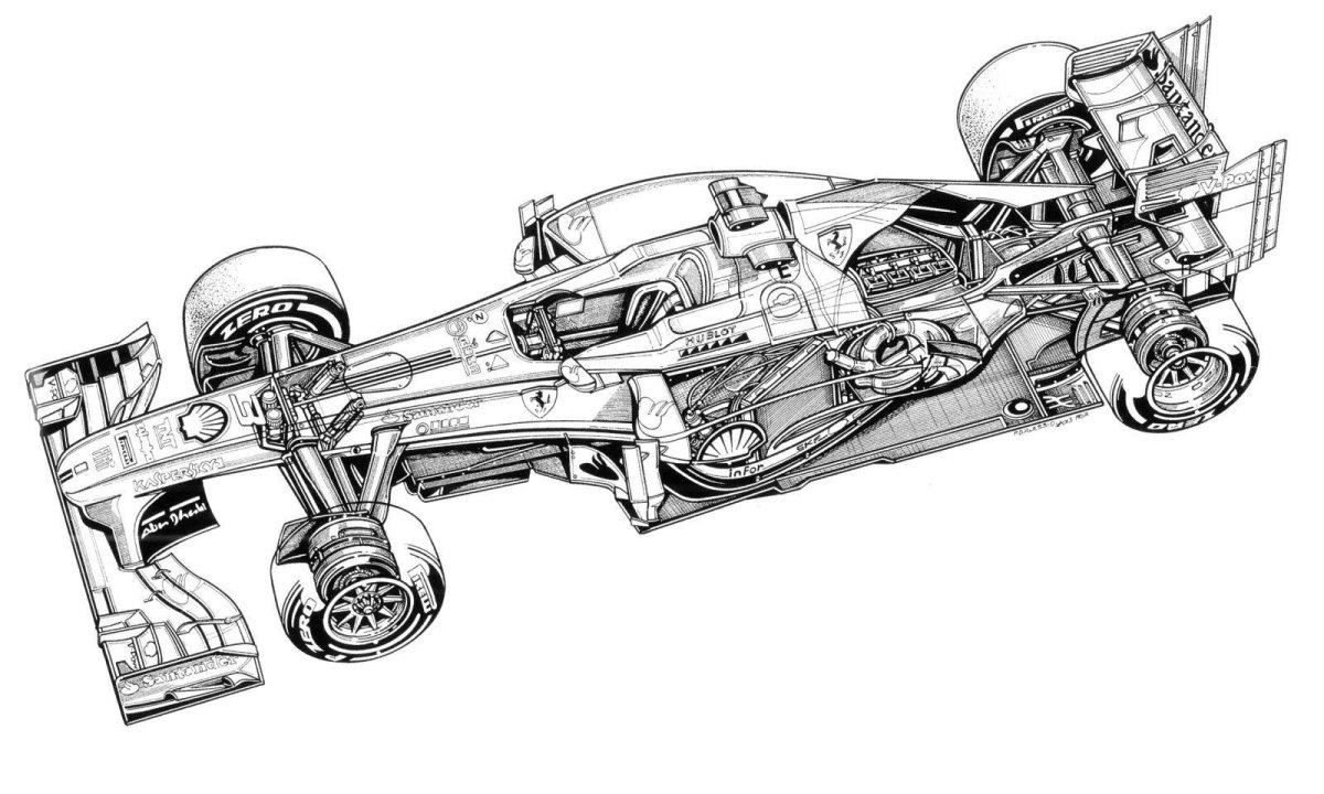 Болид монокок ф1