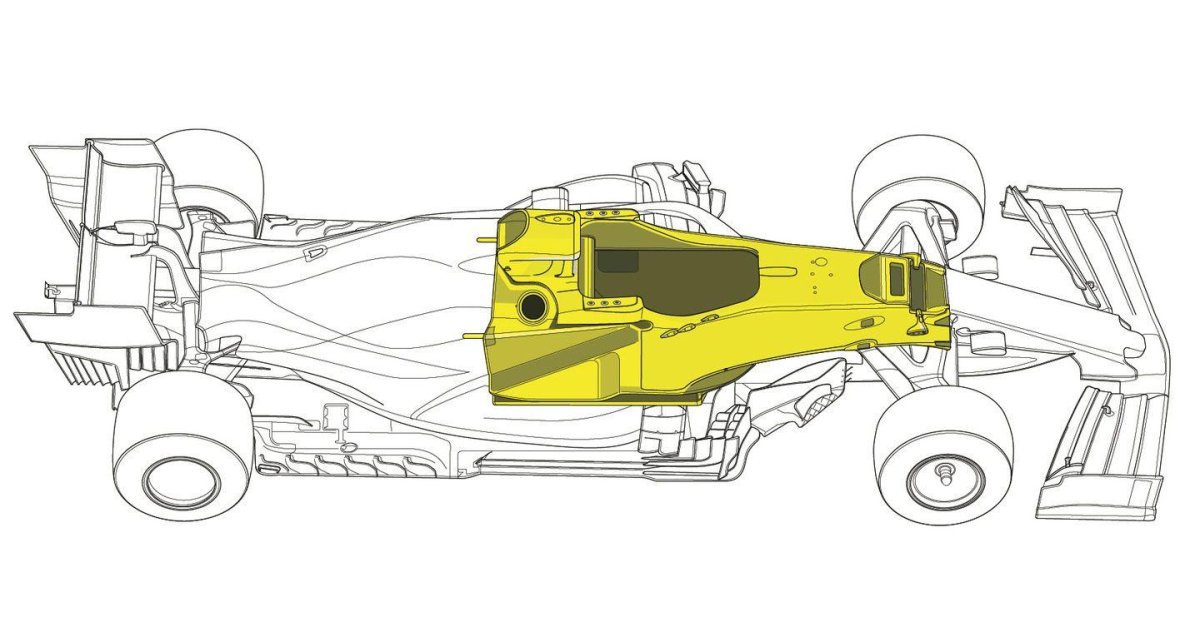 Болид монокок ф1