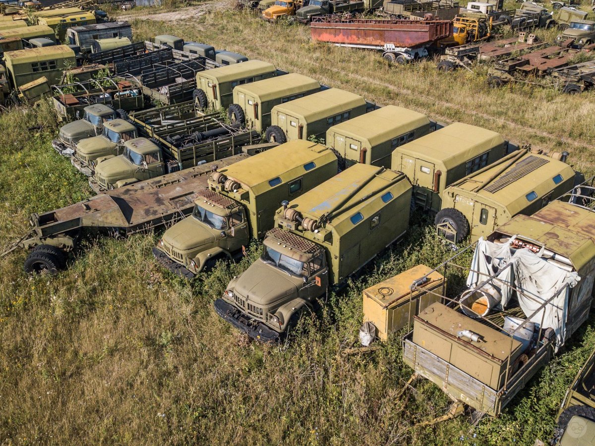 "Кладбище грузовиков" МАЗ-7916