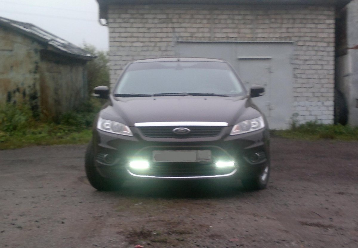 Ходовые огни на Форд фокус 2 дорестайлинг