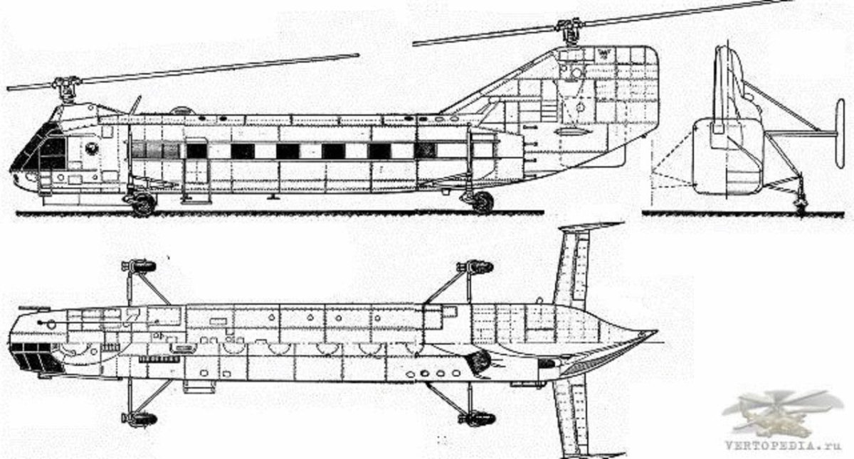 Двухвинтовой вертолет СССР як 24
