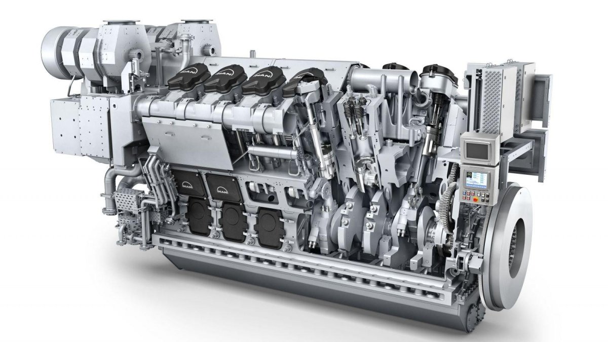 Судовой дизель man v12