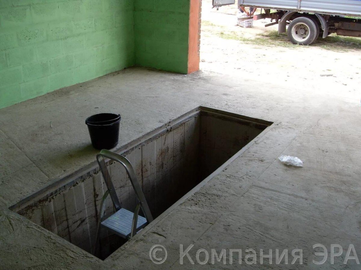 Яма для автомобиля