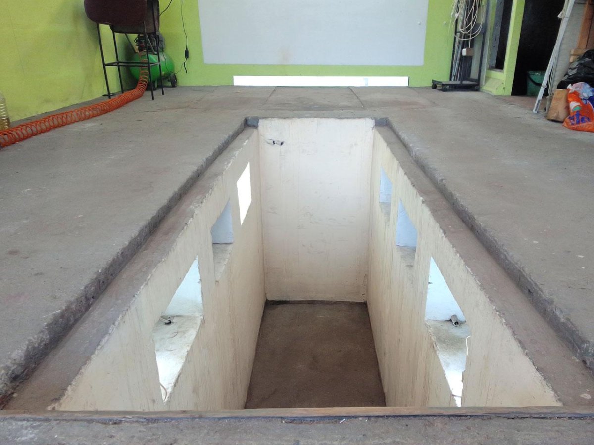 Освещение в смотровой яме