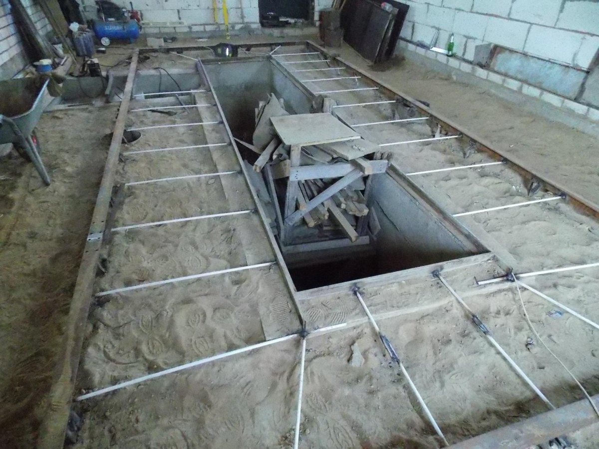 Опалубка для смотровой ямы