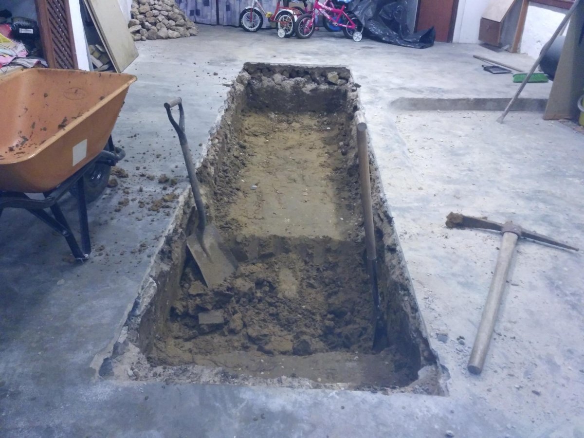 Обустройство ямы в гараже