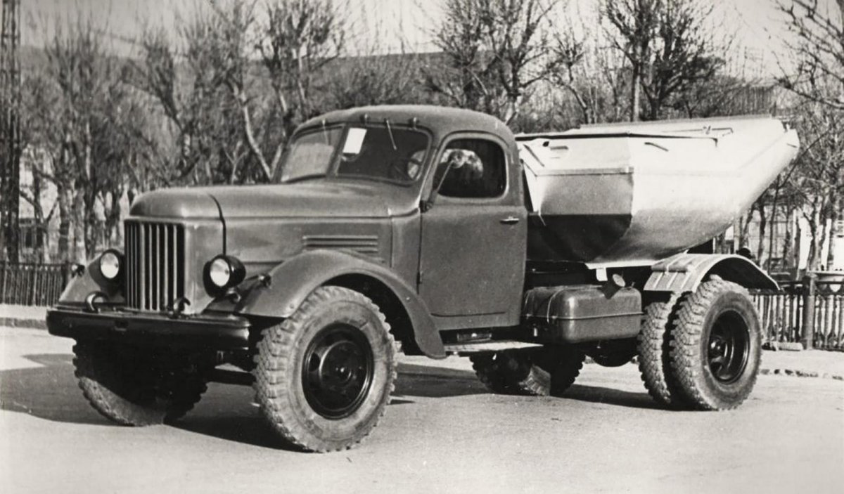 ЗИЛ 164, самосвал растворовоз ММЗ - 553