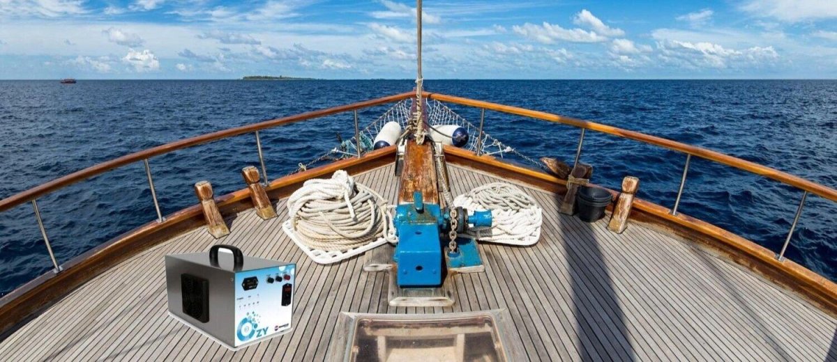 Вид с палубы корабля