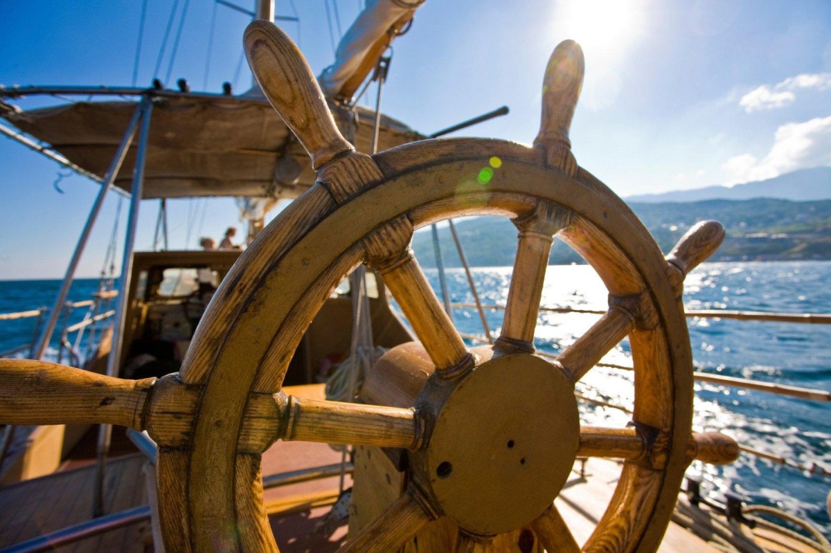 Штурвал парусника