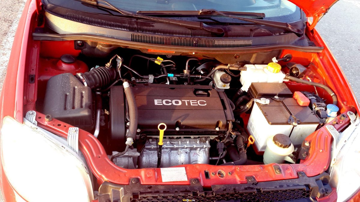 Подкапотное Авео т250