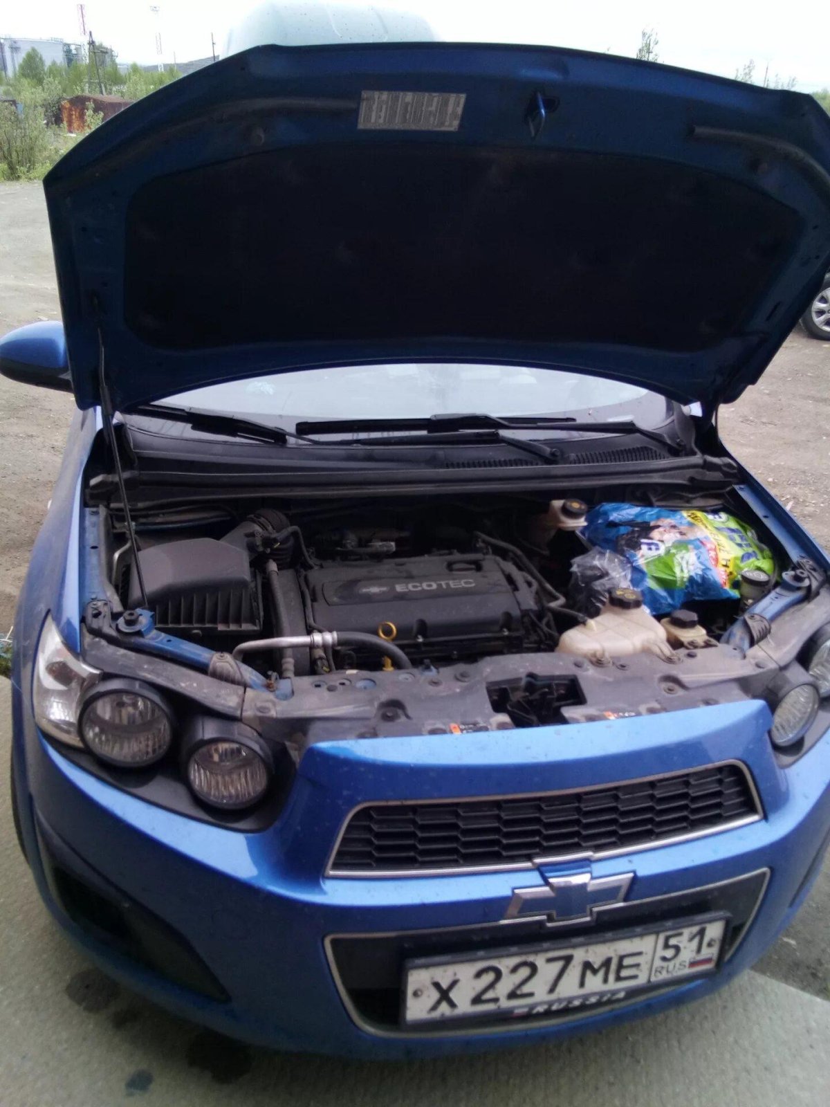 Шевроле Авео т250 под капотом