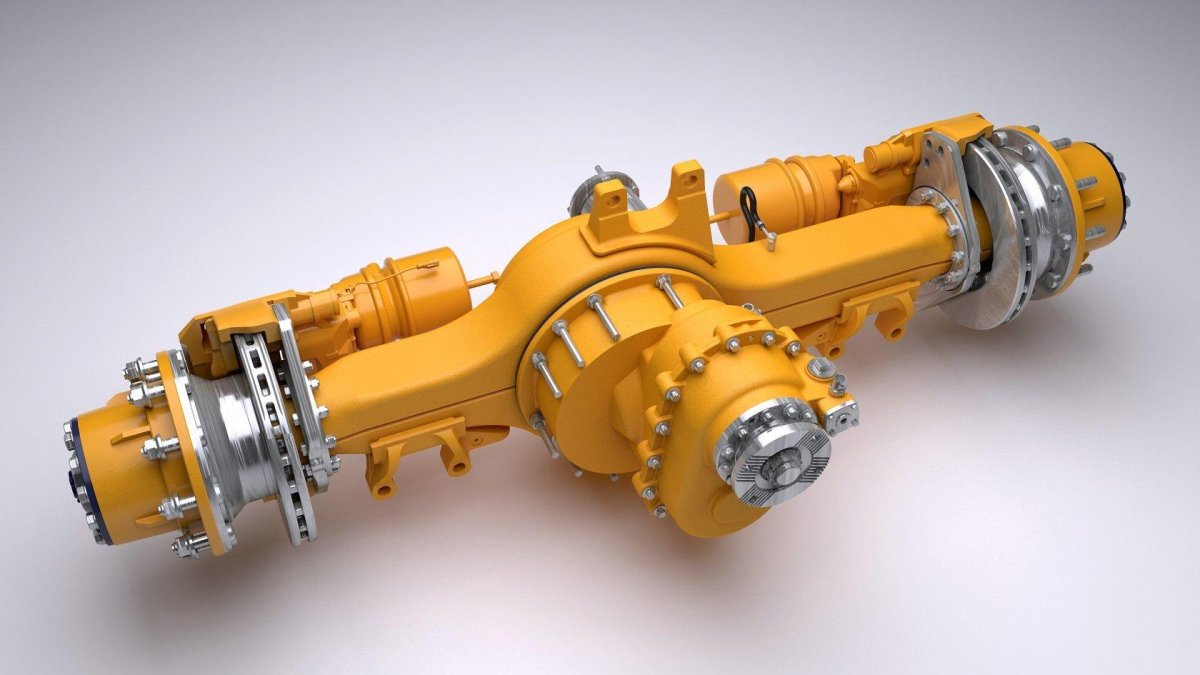 Проходной мост КАМАЗ