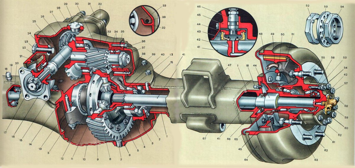 Задний мост ЗИЛ 131