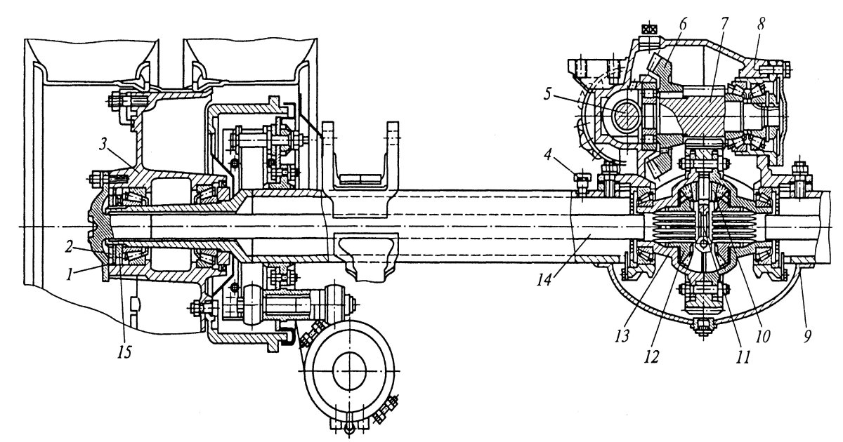 Задний мост КАМАЗ 43118 задний