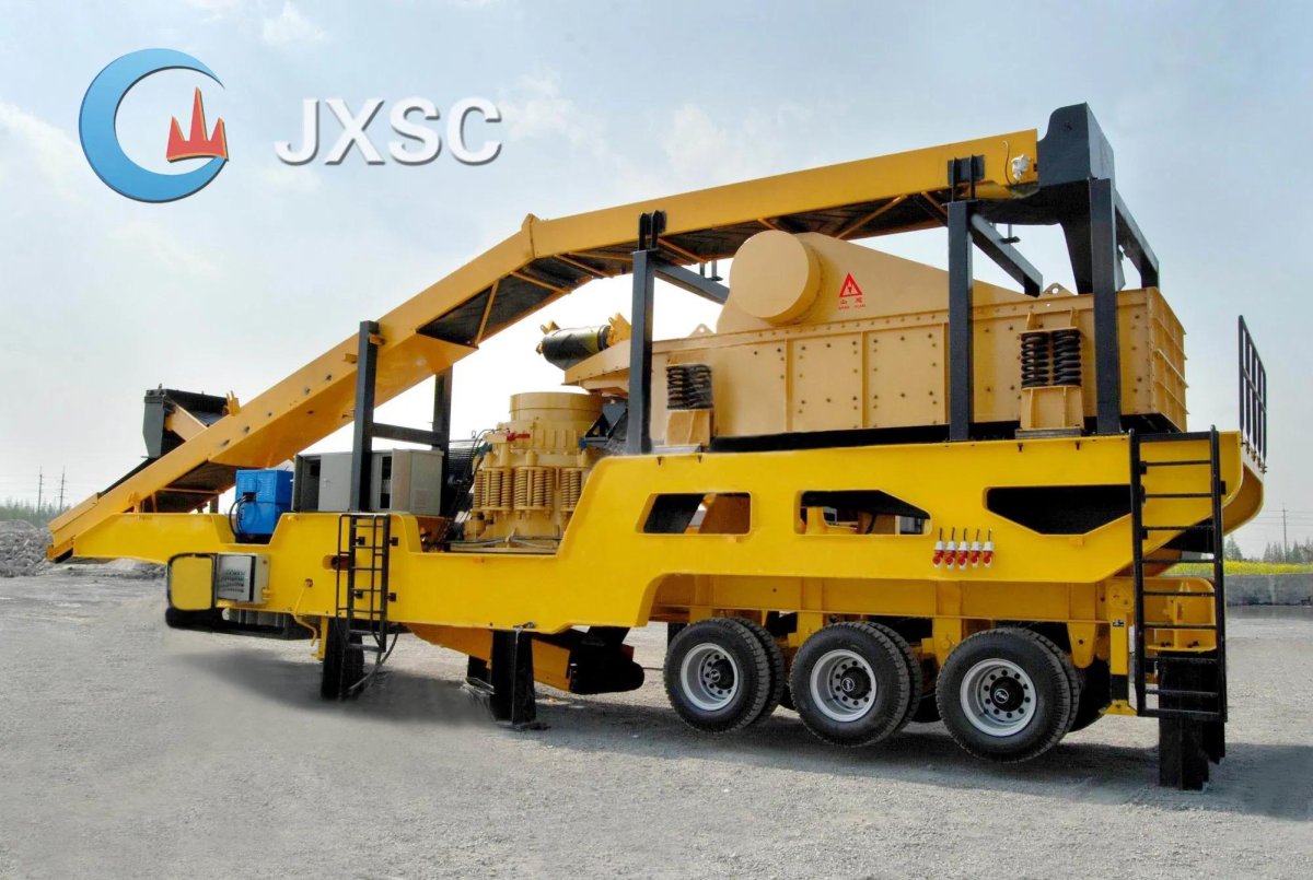 Мобильная конусная дробилка