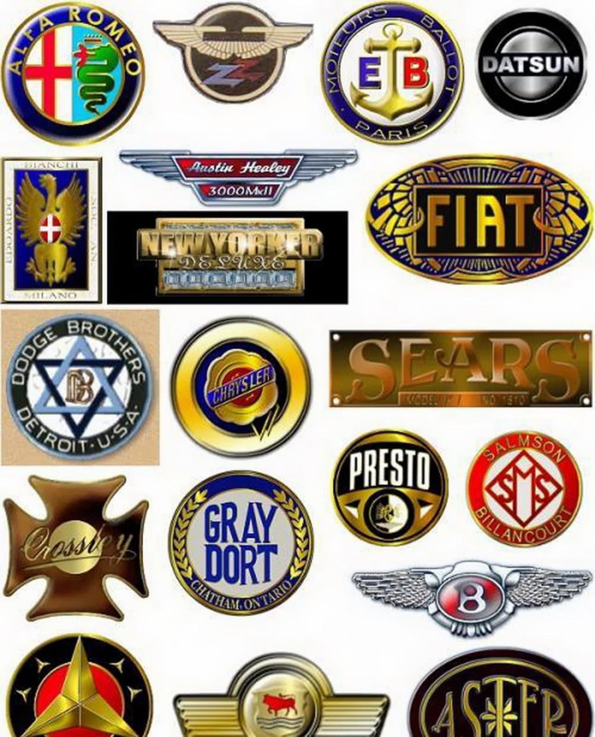 Автомобильные значки