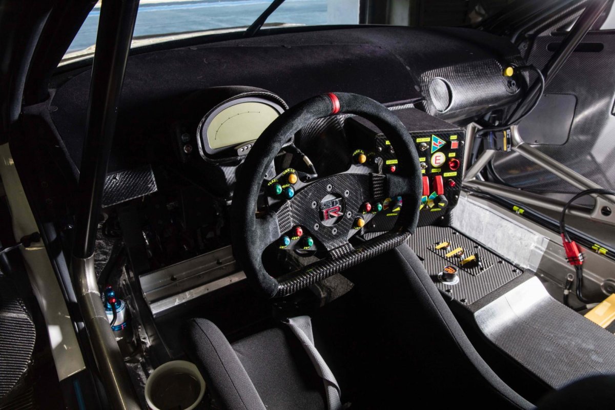 Гоночная Ferrari gt3 2015 Cockpit