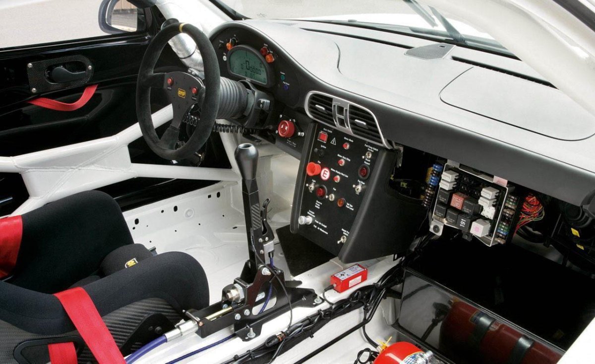 Кокпит Porsche 911 gt3