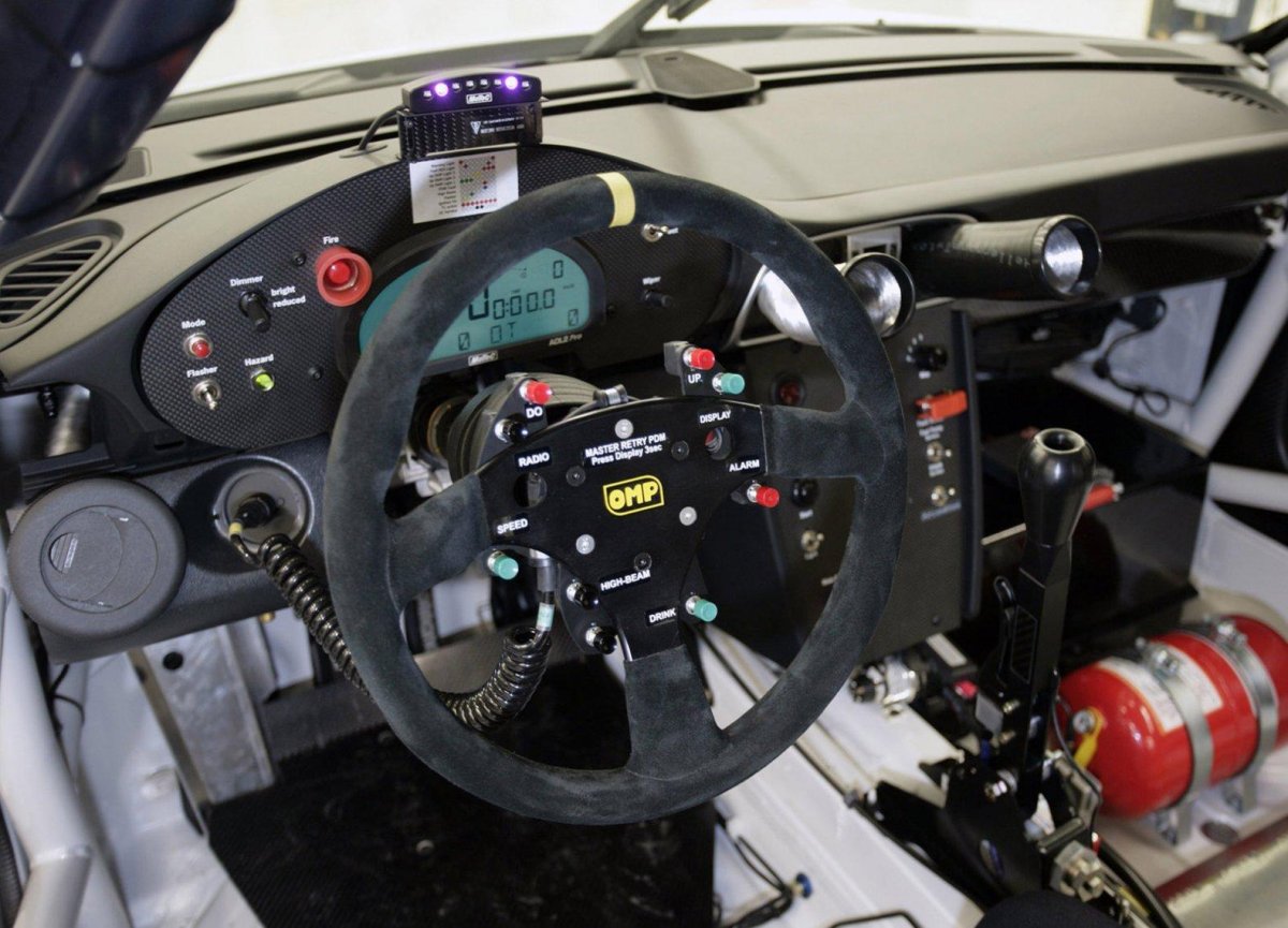 Кокпит Porsche 911 gt3