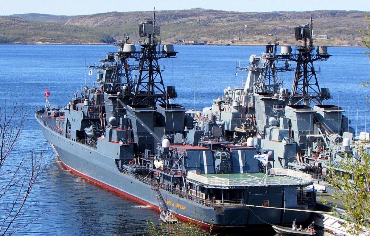 Адмирал Левченко большой противолодочный корабль