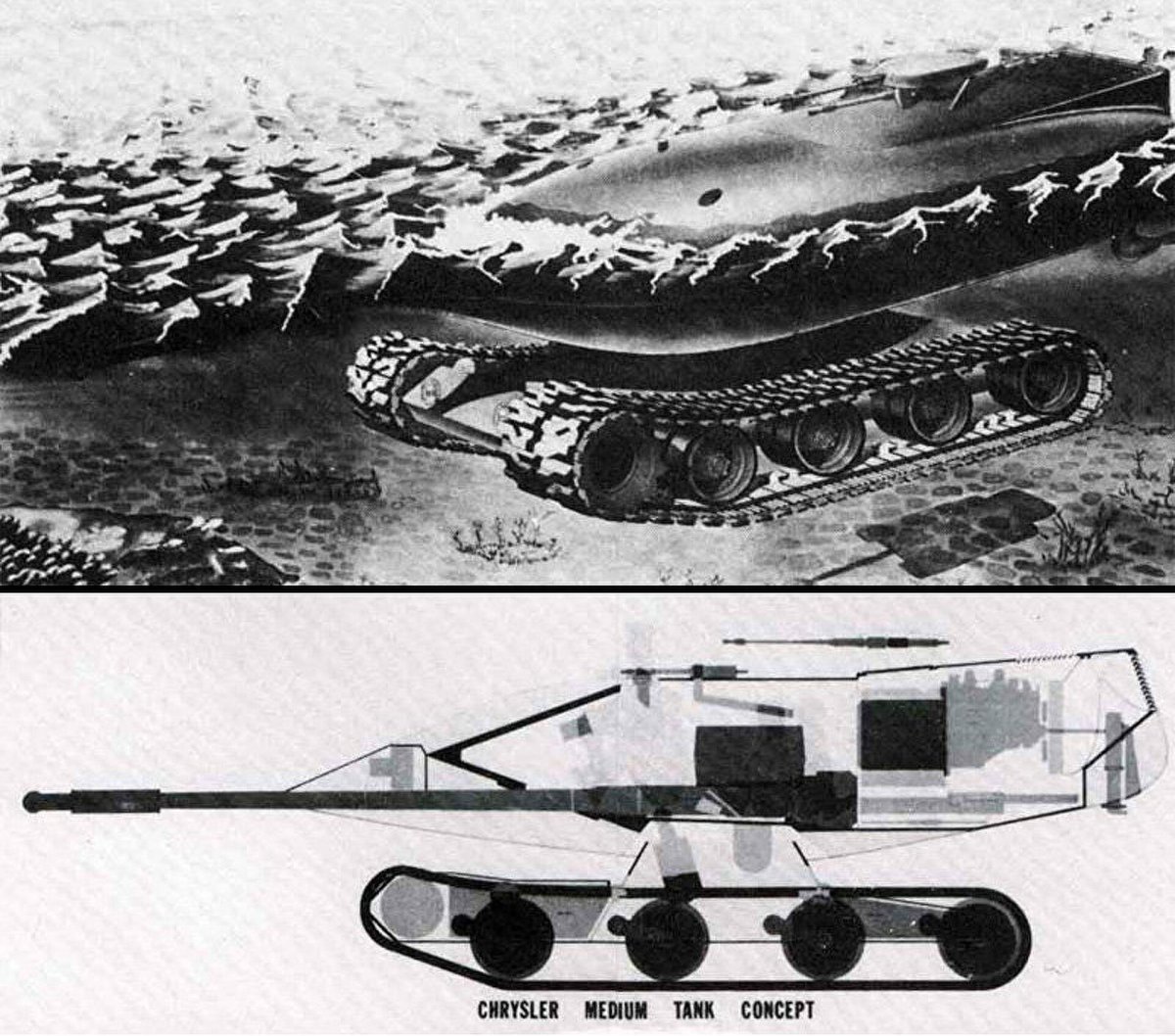 Американский танк Chrysler TV 8