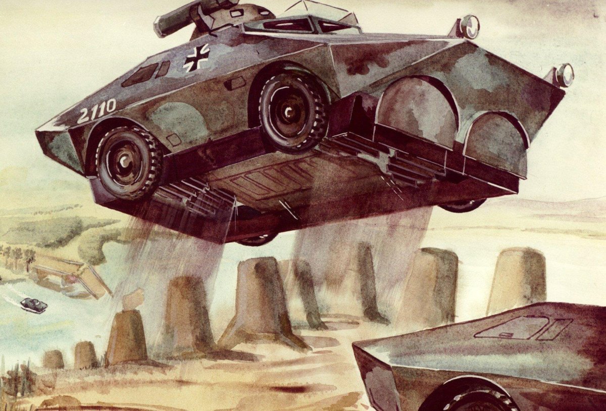 Танк с атомным двигателем