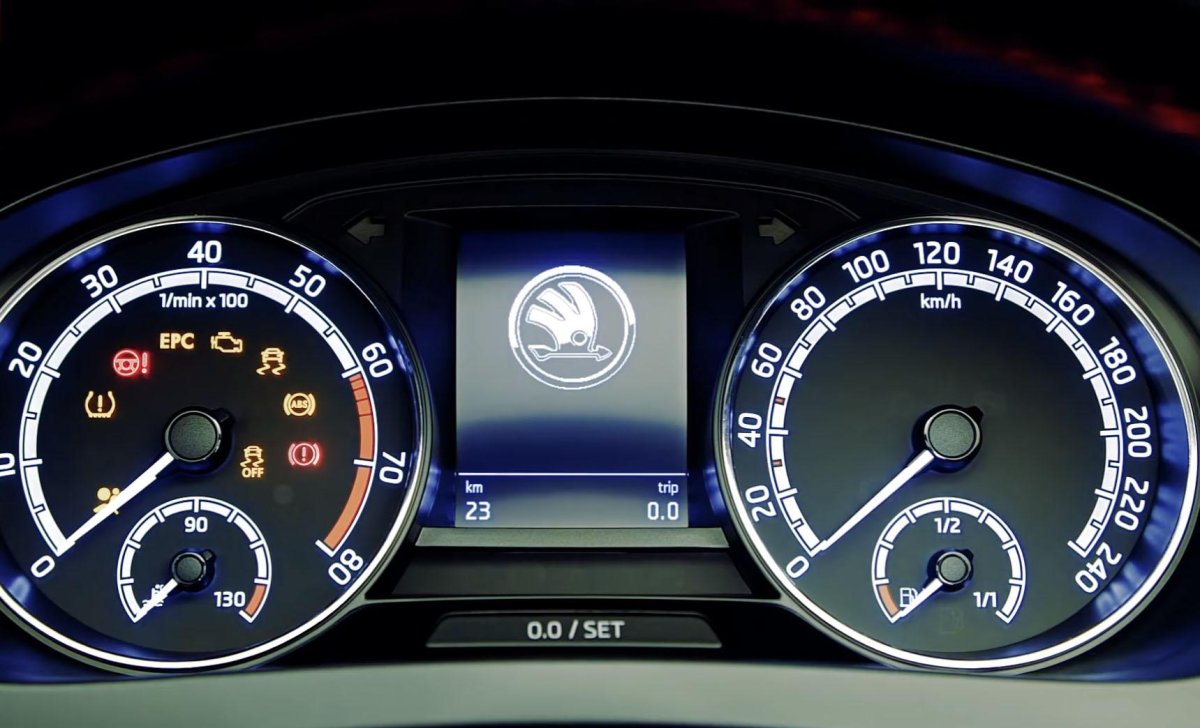 Приборная панель Рапид 2020