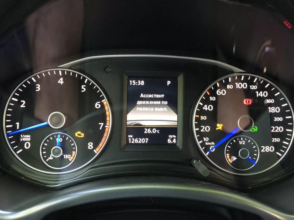 Приборная панель на Skoda Octavia RS