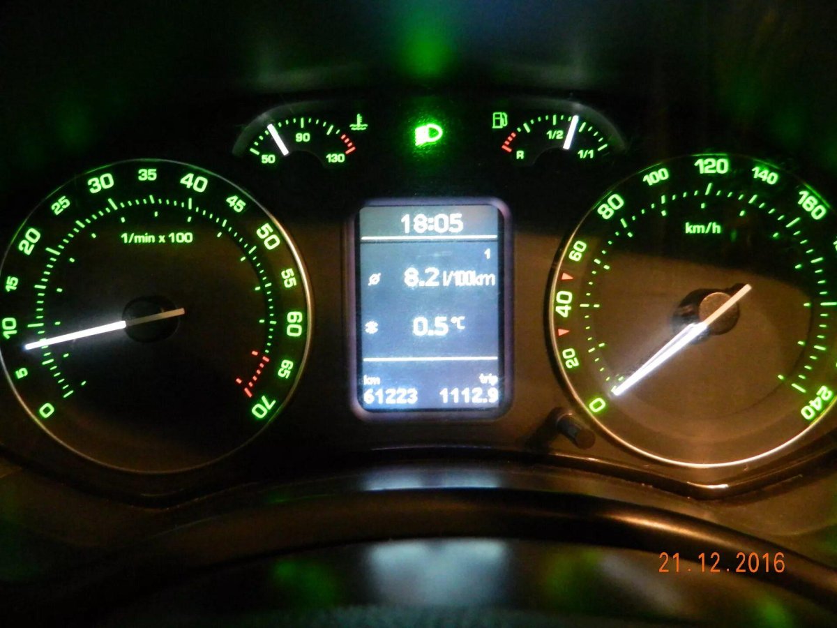 Приборка максидот Шкода Октавия а5