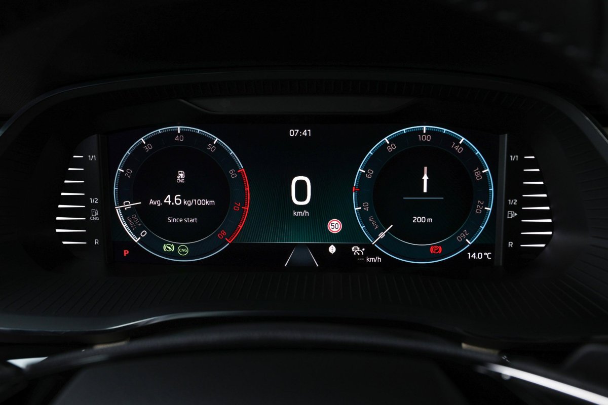 Приборная панель Octavia 2020