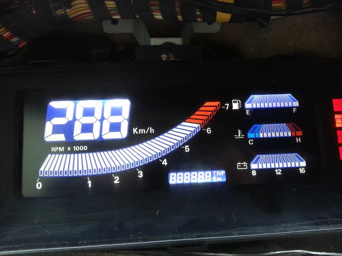 Daewoo Nexia электронная приборная панель