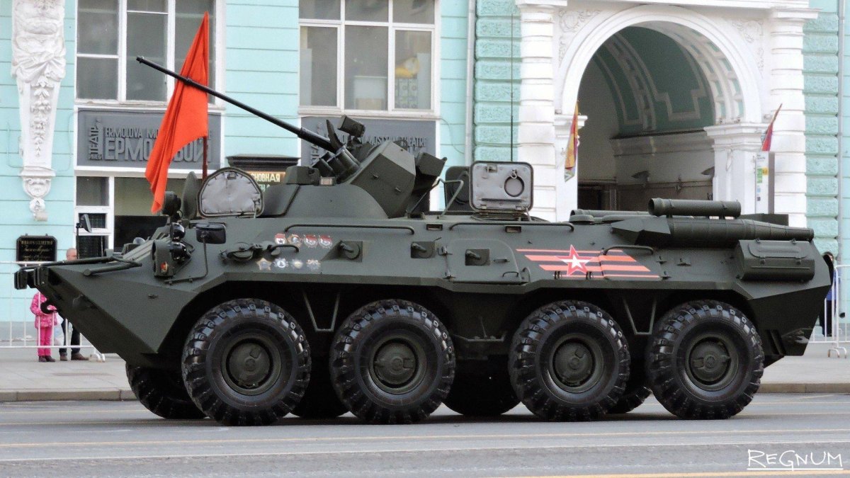 БТР 80 С боевым модулем