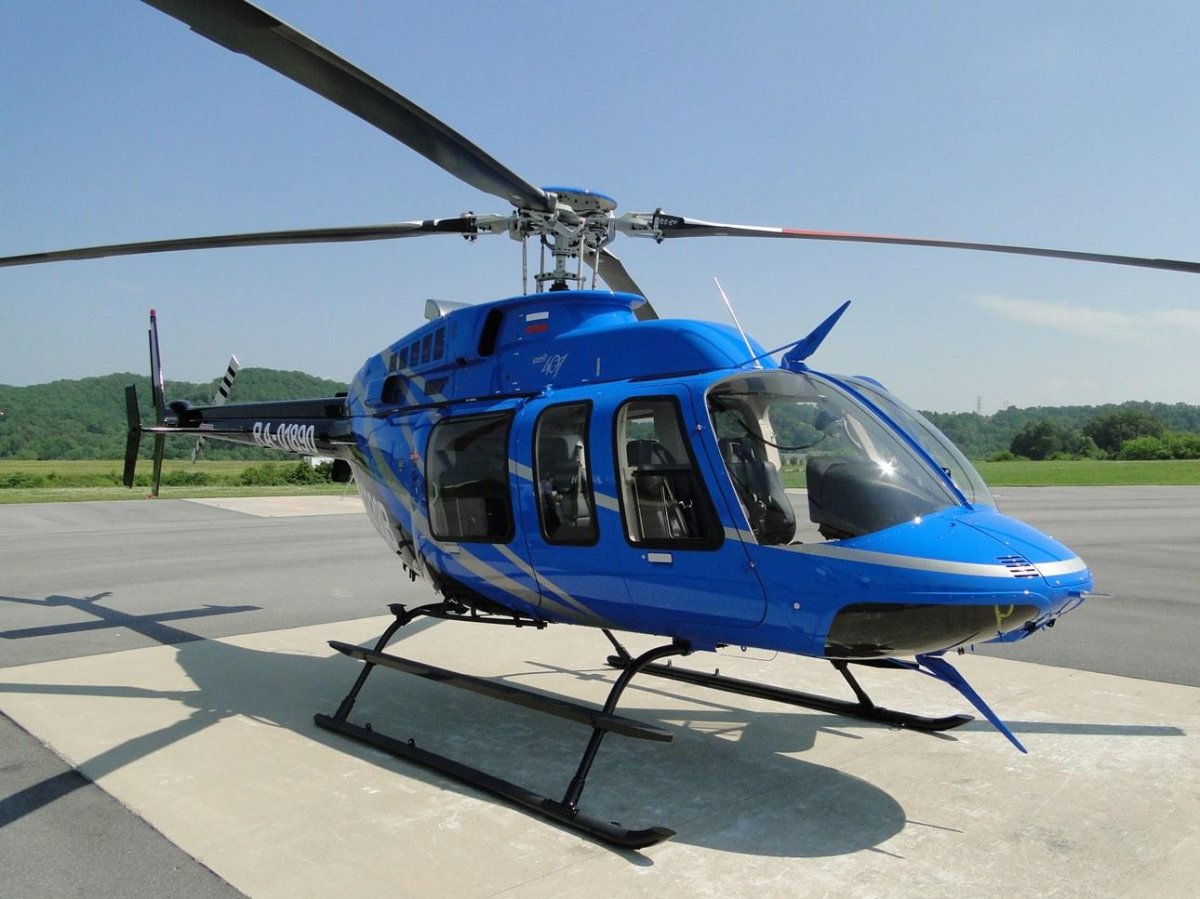 Синий вертолет