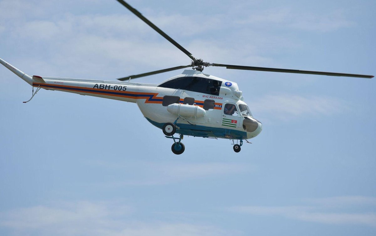 Вертолет из Абхазии