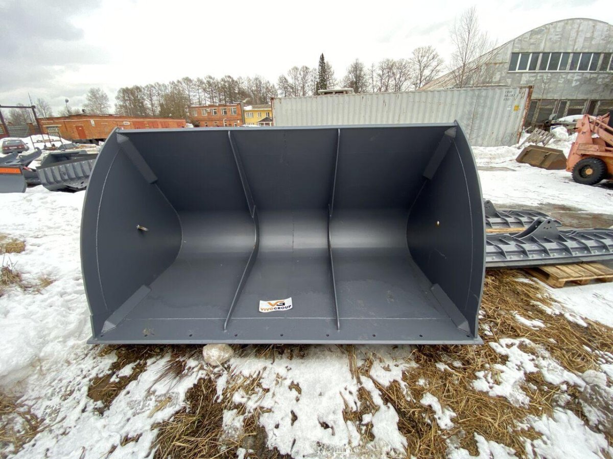 Фронтальный погрузчик с прицепом