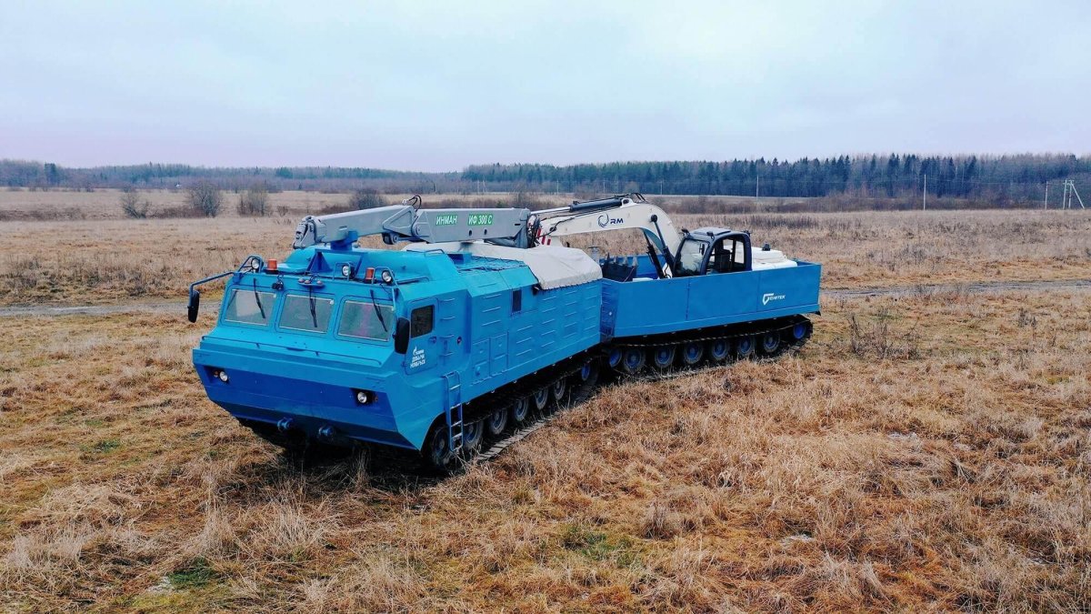 Двухзвенный вездеход Витязь