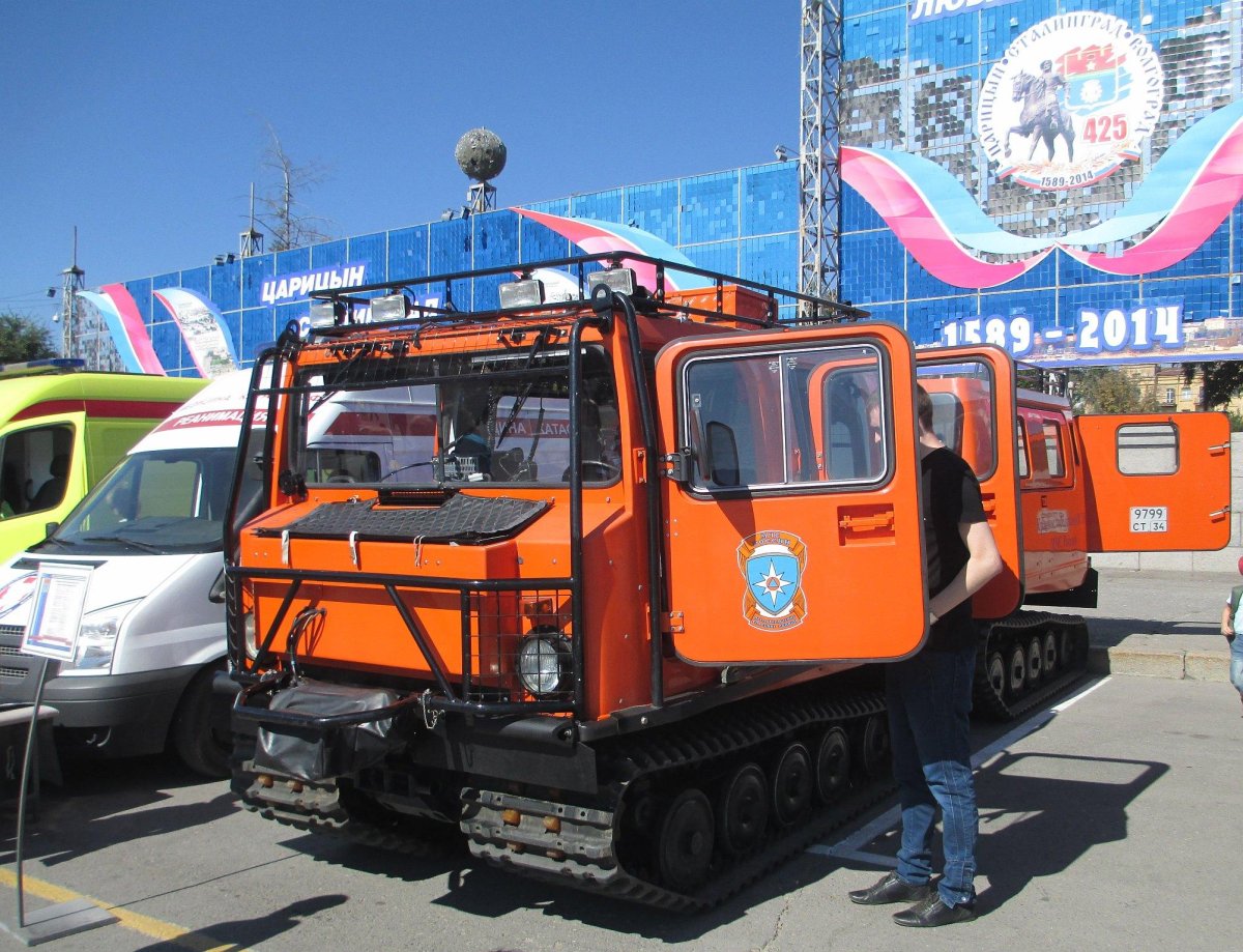 ГАЗ-3351 двухзвенный снегоболотоход