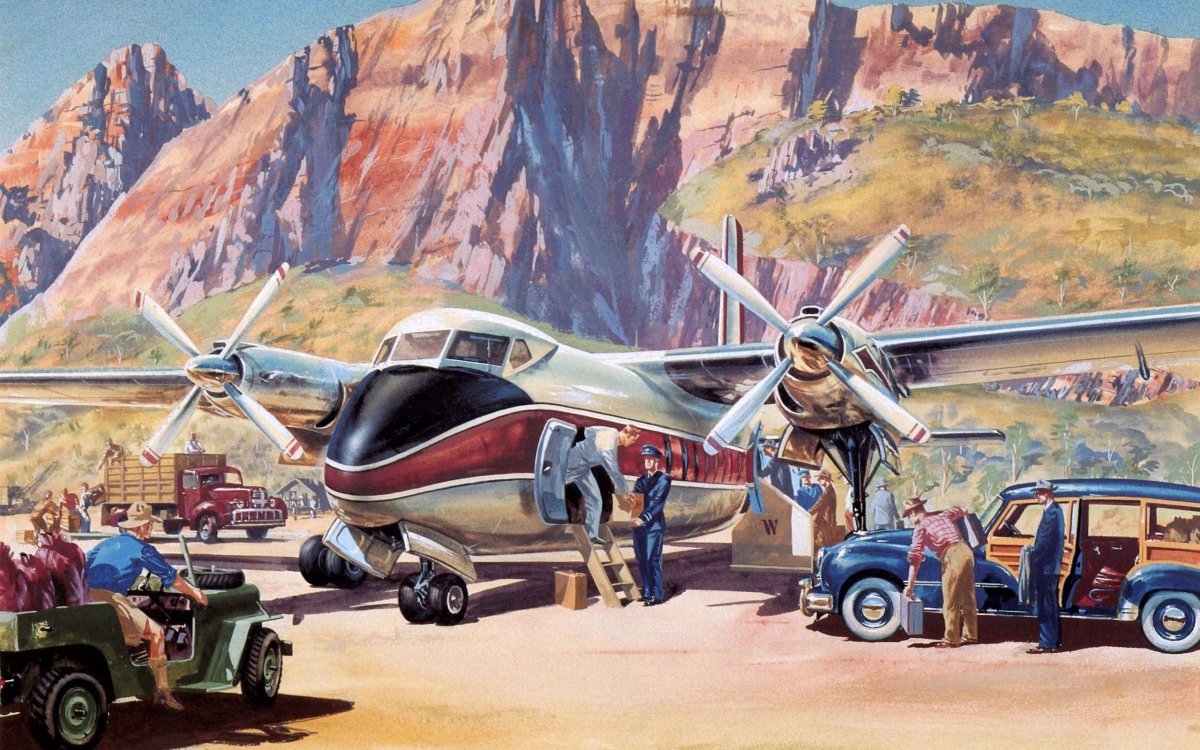 Андрей Жирнов художник Гражданская Авиация