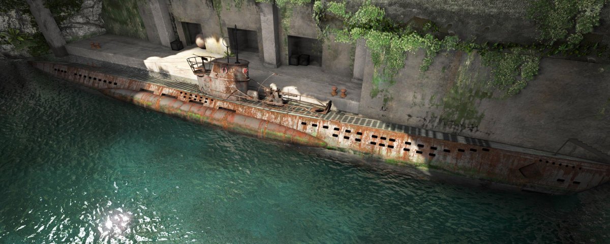 Германская база подводных лодок 2 мировой войны