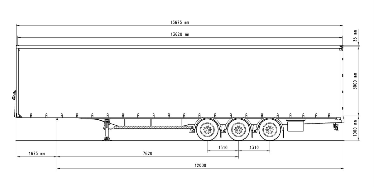 Кроне СД полуприцеп габариты