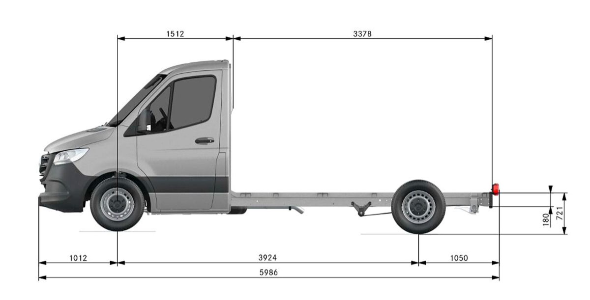 Mercedes-Benz Sprinter 311 габариты