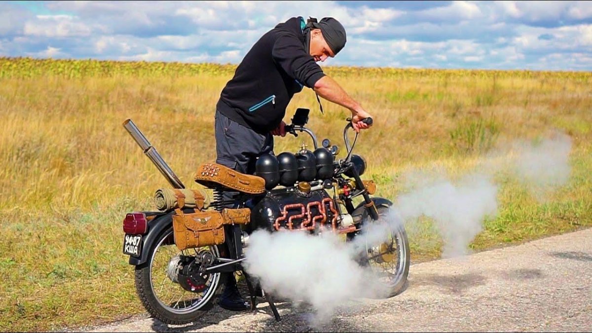 Паровой мотоцикл