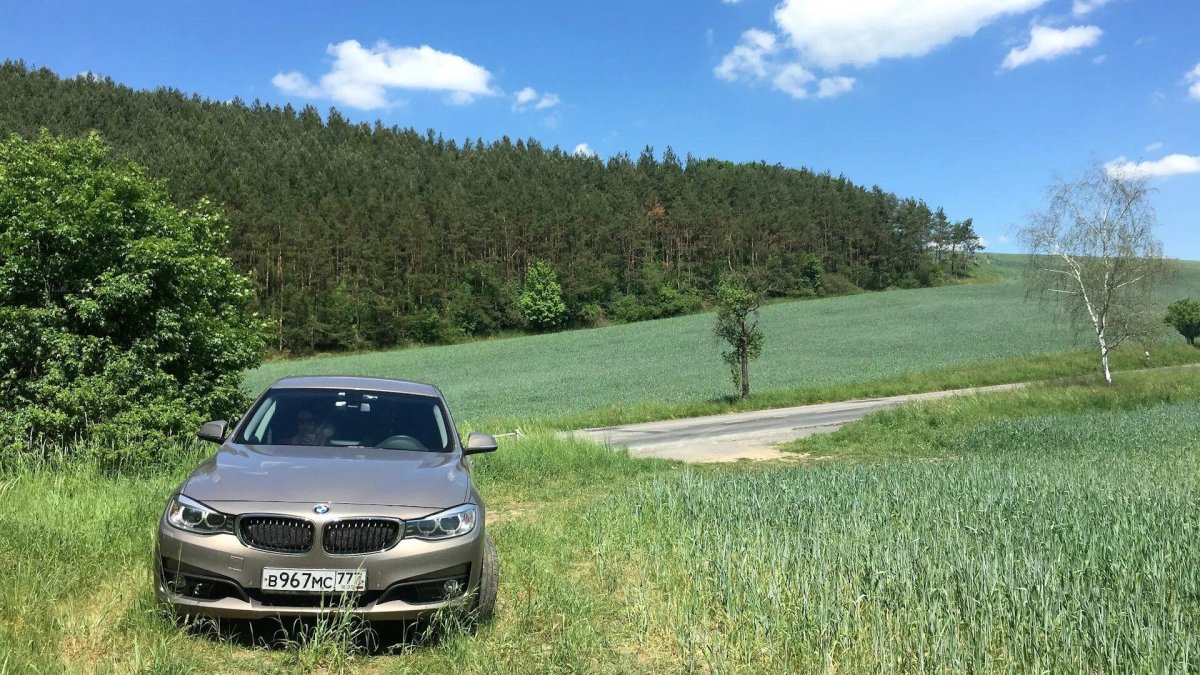 BMW на природе