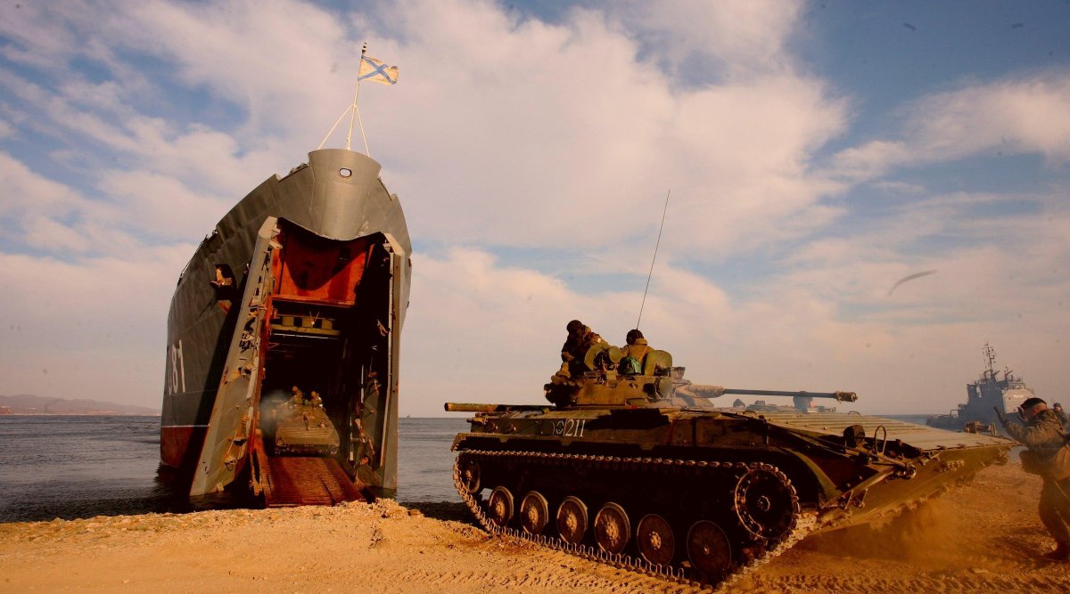 БМП 2 морской пехоты России