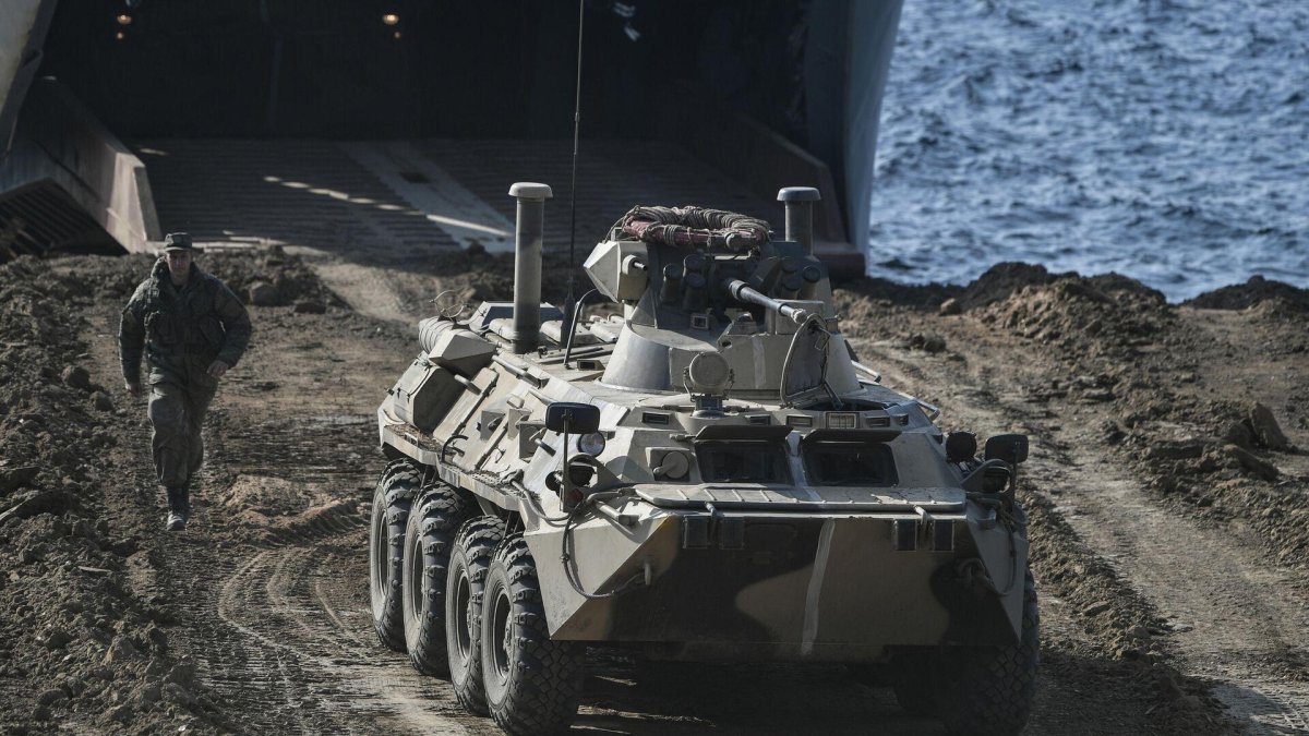 БТР 82а высадка десанта