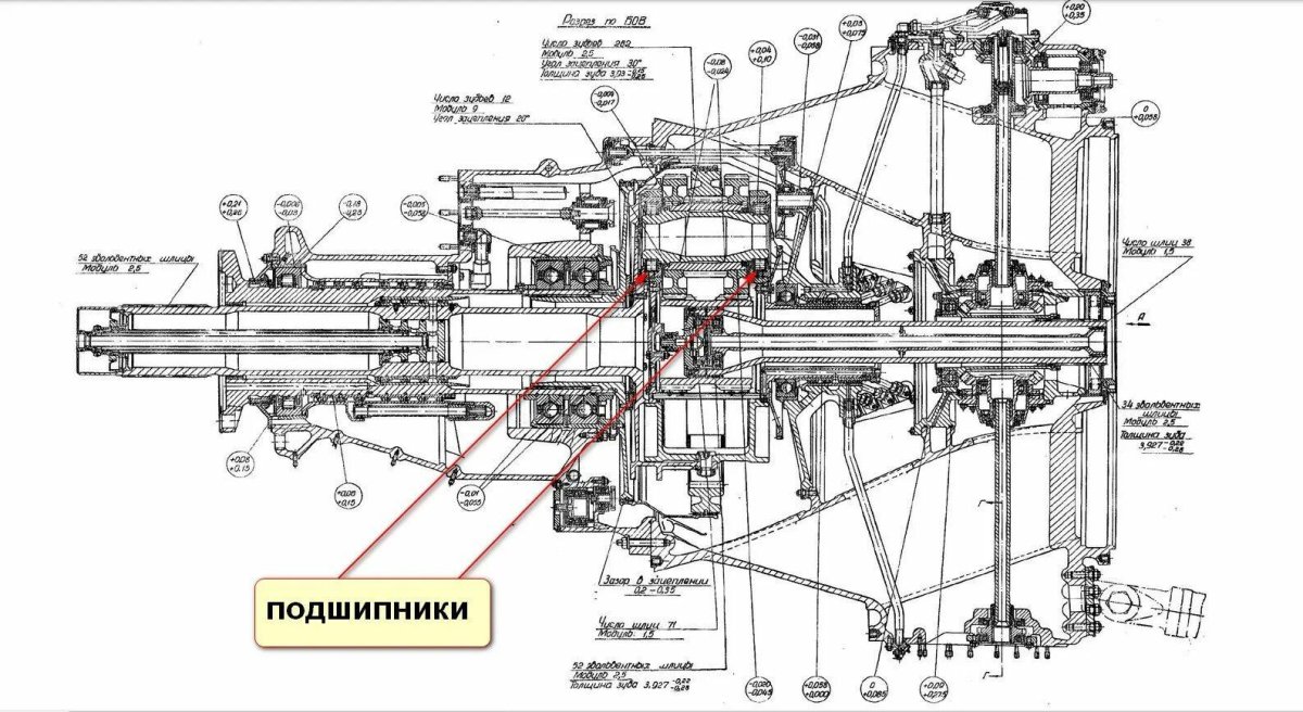 Редуктор двигателя НК-12мп